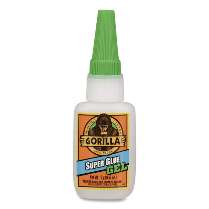 Super Glue Gel, 0.53 oz, Dries Clear