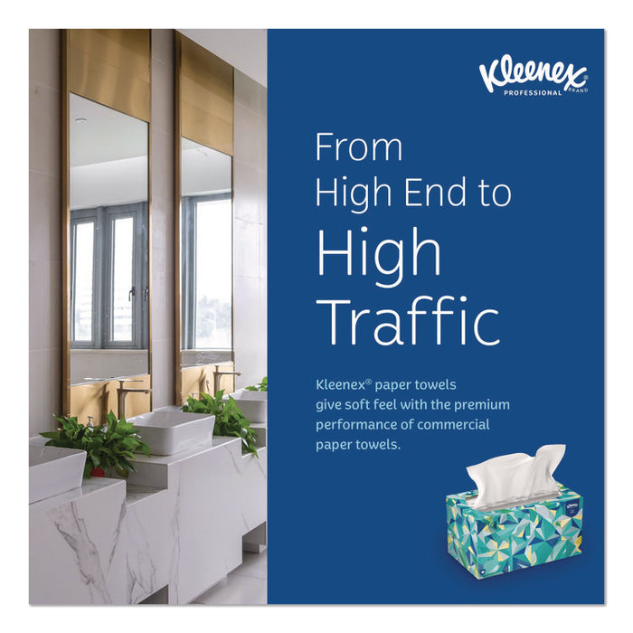 Hand Towels, POP-UP Box, Cloth, 1-Ply, 9 x 10.5, Unscented, White, 120/Box