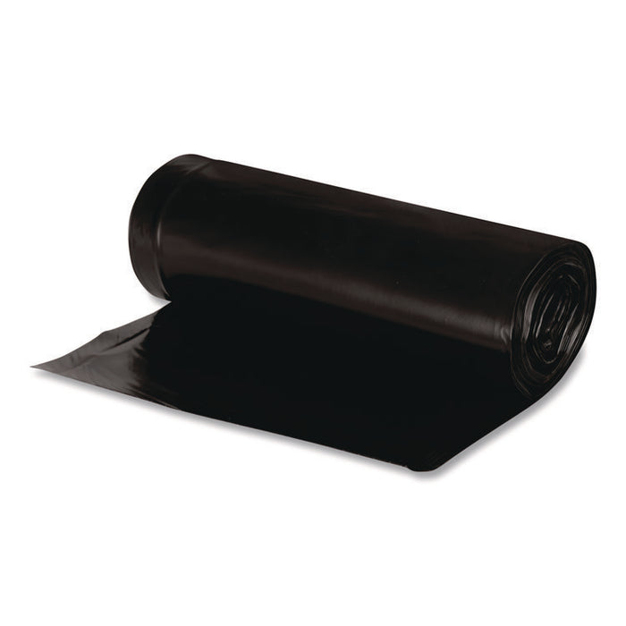 Linear Low Density Recycled Can Liners, 10 gal, 0.85 mil, 24" x 23", Black, 25 Bags/Roll, 20 Rolls/Carton