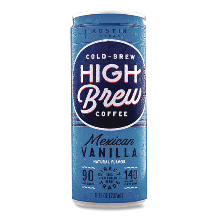 Cold Brew Coffee + Protein, Mexican Vanilla, 8 oz Can, 12/Pack