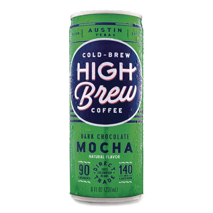 Cold Brew Coffee + Protein, Dark Chocolate Mocha, 8 oz Can, 12/Pack