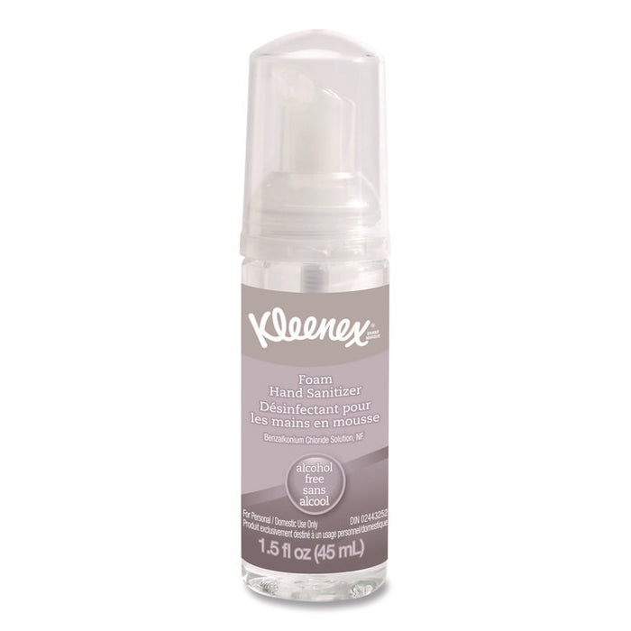 Alcohol-Free Foam Hand Sanitizer, 1.5 oz Pump Bottle, Unscented
