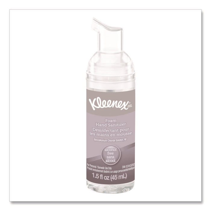 Alcohol-Free Foam Hand Sanitizer, 1.5 oz Pump Bottle, Unscented