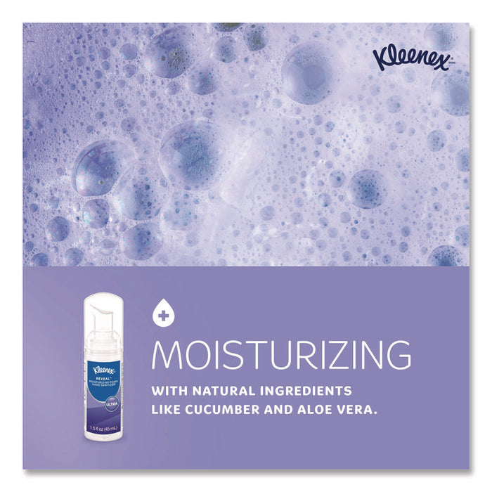 Ultra Moisturizing Foam Hand Sanitizer, 1.5 oz Pump Bottle, Unscented