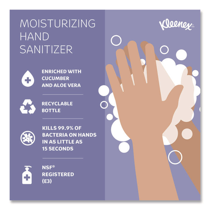 Ultra Moisturizing Foam Hand Sanitizer, 1.5 oz Pump Bottle, Unscented