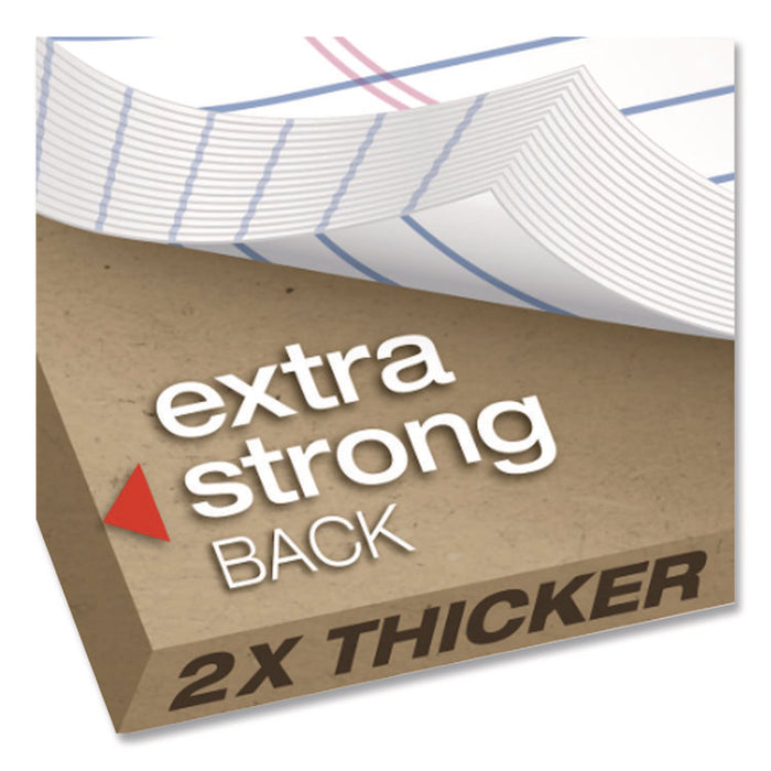 Gold Fibre Writing Pads, Narrow Rule, (50) White 8.5 x 11 Sheets, Dozen
