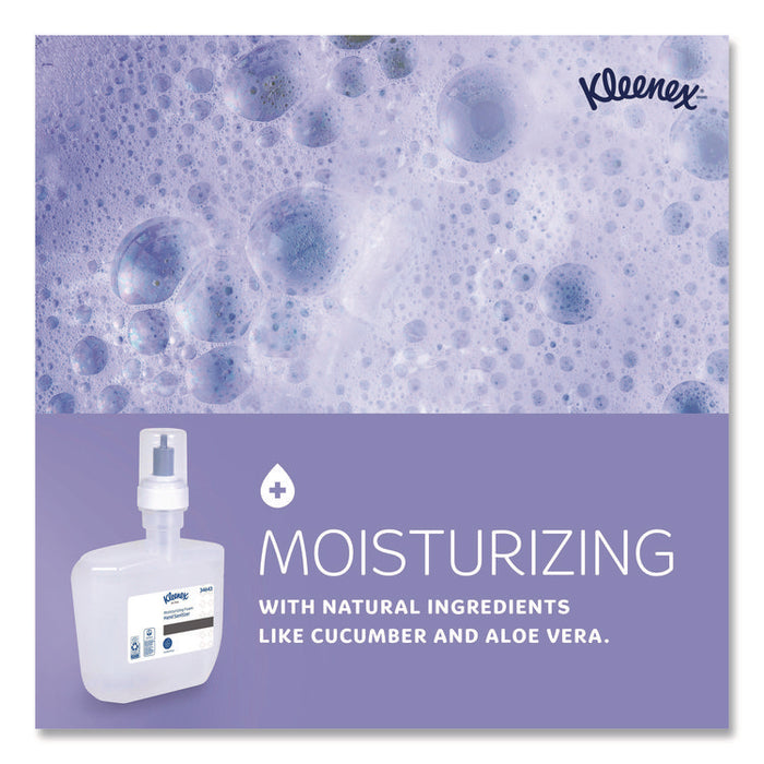 Ultra Moisturizing Foam Hand Sanitizer, 1,200 mL Cassette, Unscented, 2/Carton