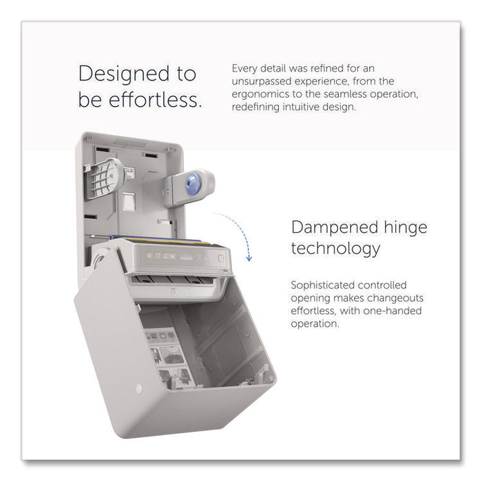 ICON Automatic Roll Towel Dispenser, 20.12 x 16.37 x 13.5, Silver Mosaic
