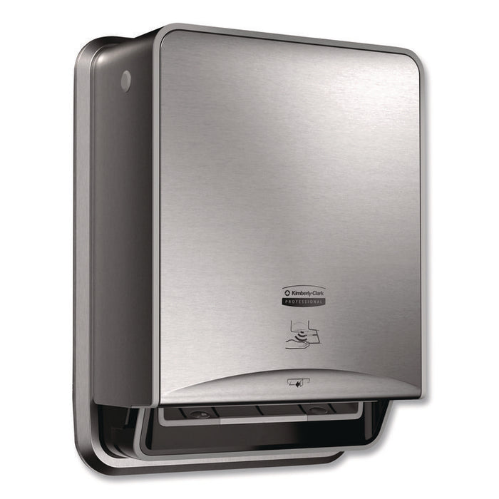 ICON Automatic Roll Towel Recessed Dispenser Housing, Narrow without Trim Panel, Stainless Steel