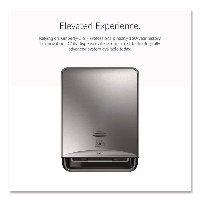 ICON Automatic Roll Towel Recessed Dispenser Housing, Narrow without Trim Panel, Stainless Steel