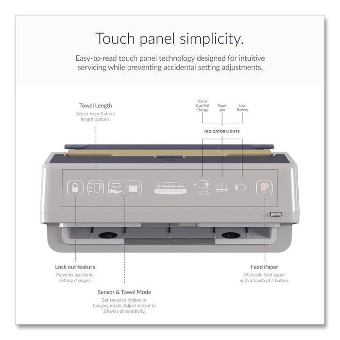 ICON Automatic Roll Towel Recessed Dispenser Housing, Narrow without Trim Panel, Stainless Steel