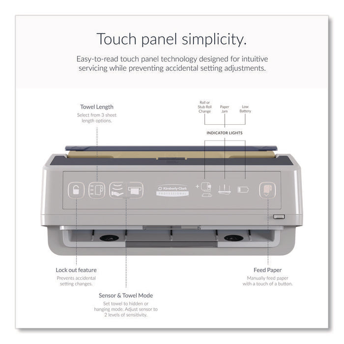 ICON Automatic Roll Towel Recessed Dispenser Housing, without Trim Panel, Stainless Steel