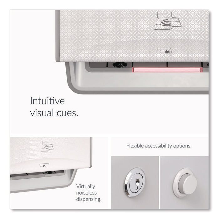 ICON Automatic Roll Towel Dispenser, 20.12 x 16.37 x 13.5, White Mosaic