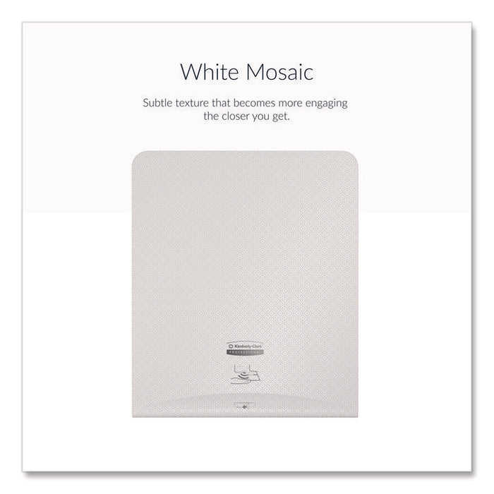 ICON Faceplate for Automatic Roll Towel Dispenser, 18.12 x 15.62 x 12.87, White Mosaic