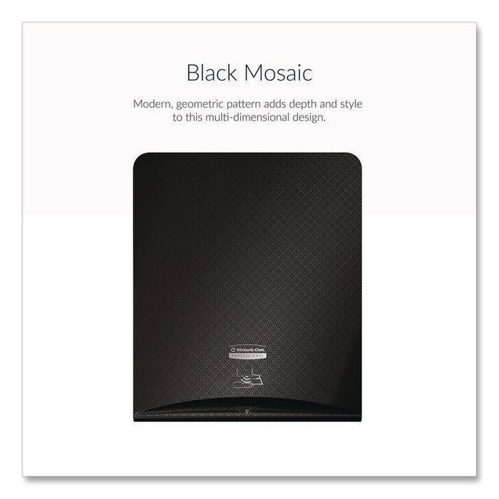 ICON Faceplate for Automatic Roll Towel Dispenser, 18.12 x 15.62 x 12.87, Black Mosaic