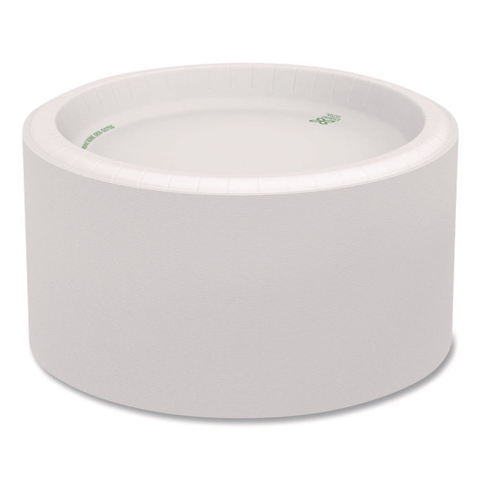Heavy-Weight Paper Plates, 8.5" dia, 125/Pack, 4 Packs/Carton