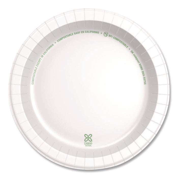 Heavy-Weight Paper Plates, 8.5" dia, 125/Pack, 4 Packs/Carton