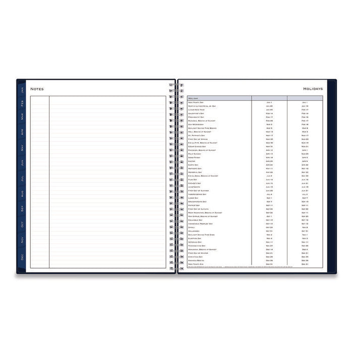 Passages Weekly/Monthly Planner, 11 x 8.5, Navy Cover, 12-Month (Jan to Dec): 2026