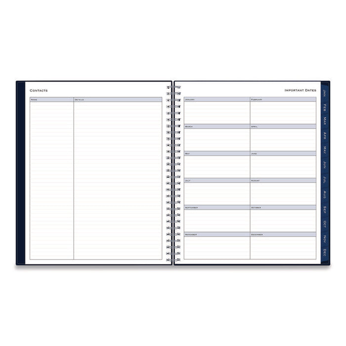 Passages Monthly Planner, 10 x 8, Navy Cover, 12-Month (Jan to Dec): 2026
