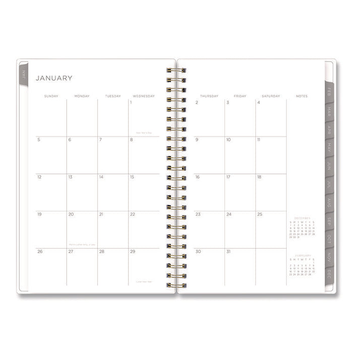 Mimosa Weekly/Monthly Planner, 8 x 5, Lemon Artwork, Yellow/Green/White Cover, 12-Month (Jan to Dec): 2026