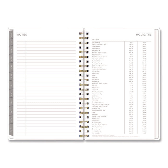 Mimosa Weekly/Monthly Planner, 8 x 5, Lemon Artwork, Yellow/Green/White Cover, 12-Month (Jan to Dec): 2026