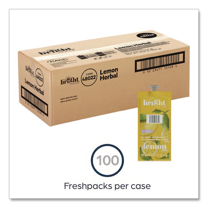 Tea Freshpack Pods, Lemon Herbal, 0.1 oz, 100/Carton