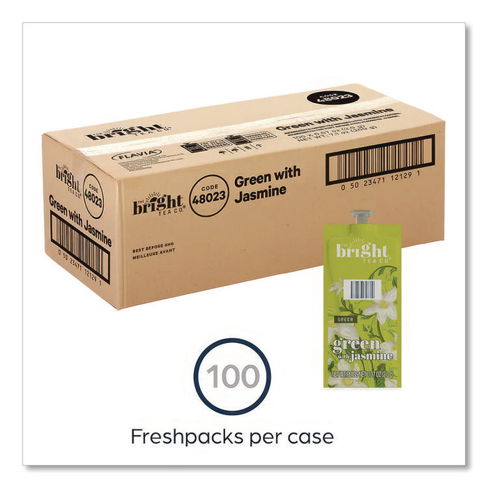 Tea Freshpack Pods, Green with Jasmine, 0.03 oz, 100/Carton