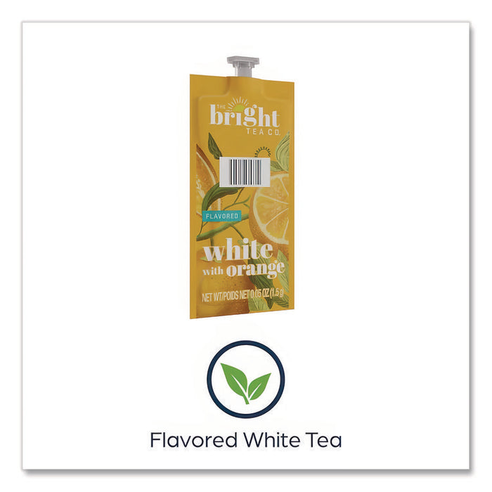 Tea Freshpack Pods, White with Orange, 0.05 oz, 100/Carton