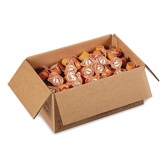 Flavored Liquid Non-Dairy Coffee Creamer, Hazelnut, 0.44 oz Mini Cups, 192/Carton