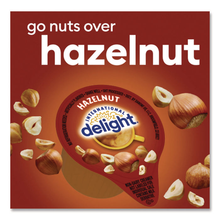 Flavored Liquid Non-Dairy Coffee Creamer, Hazelnut, 0.44 oz Mini Cups, 192/Carton