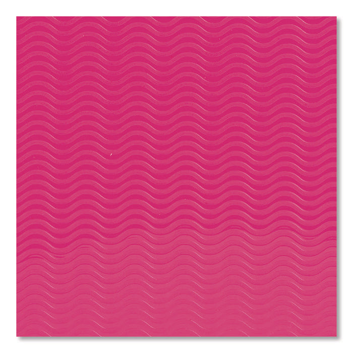 Poly Expanding Folders, 12 Sections, Cord/Hook Closure, 1/6-Cut Tabs, Letter Size, Pink/Clear