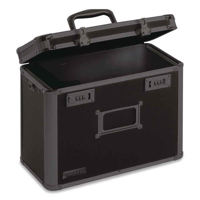 Locking Personal File Tote, Letter, 7.25 x 13.75 x 12.5, Tactical Black