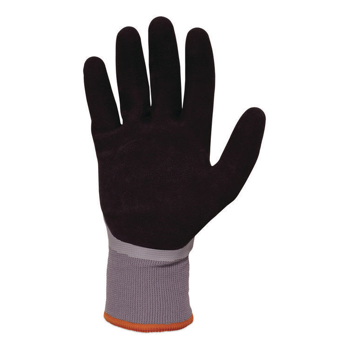 ProFlex 7501 Coated Waterproof Winter Gloves, EN388: 2131X, 10" Long, Medium, Gray, Pair