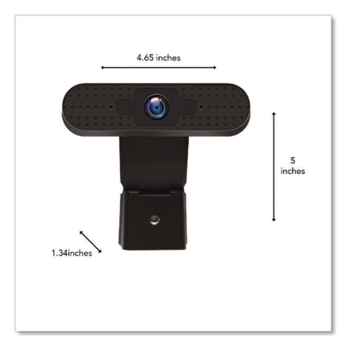 OTM Basics Webcam, 1920 pixels x 1080 pixels, 2 Mpixels, Black