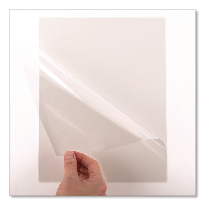 Plain Paper Transparency Film, 8.5 x 11, Black on Clear, 100/Box