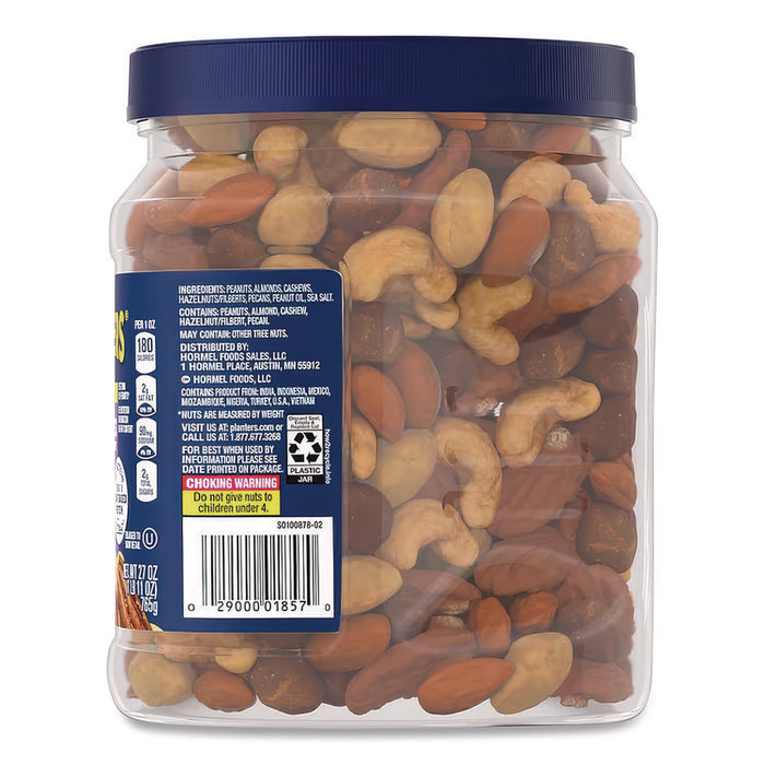 Salted Mixed Nuts, 27 oz Canister