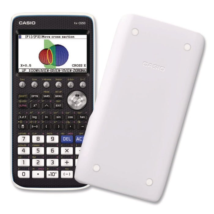 FX-CG50 PRIZM Color Graphing Calculator, 21-Digit LCD, Black