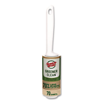 Greener Clean Lint Roller, 70 Sheets/Roll