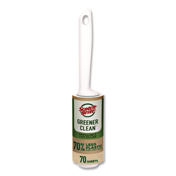 Greener Clean Lint Roller, 70 Sheets/Roll