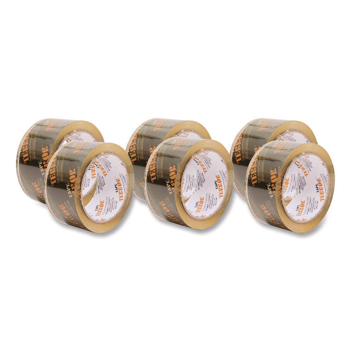 Pro-Grade Packaging Tape, 3" Core, 1.88" x 54.6 yds, Clear, 6/Pack