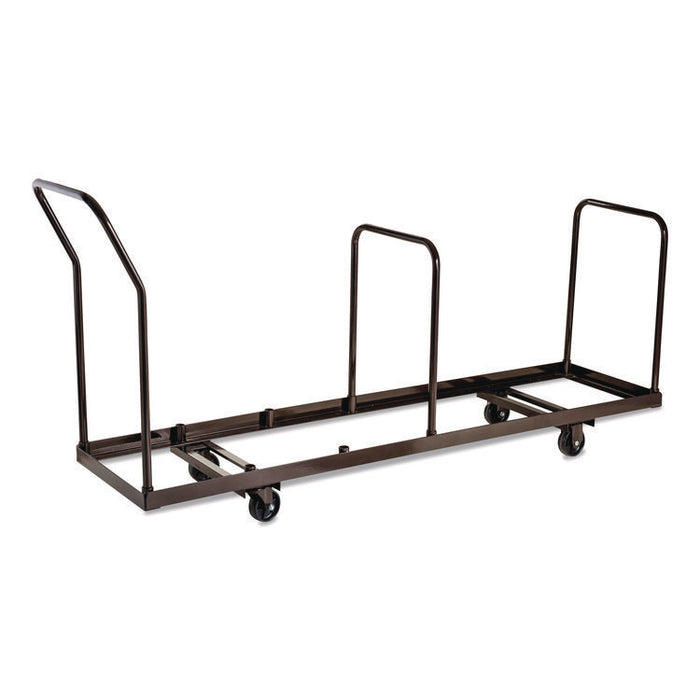 Folding Chair Dolly For Vertical Storage, Metal, 1,100 lb Capacity, 19.25" x 81" x 38.5", Brown