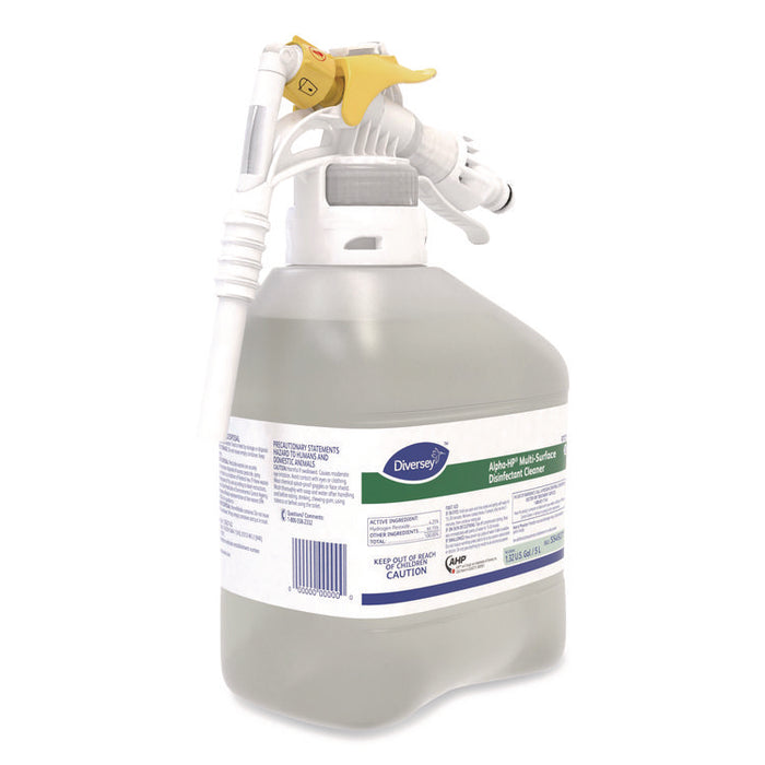 Alpha-HP Multi-Surface Disinfectant Cleaner, Citrus Scent, 1.5 L RTD Spray Bottle, 2/Carton