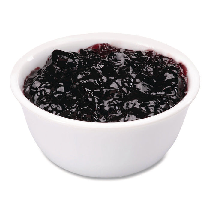 Jelly/Jam Plastic Portion Control Cups, Blackberry, 0.5 oz Cup, 200/Carton