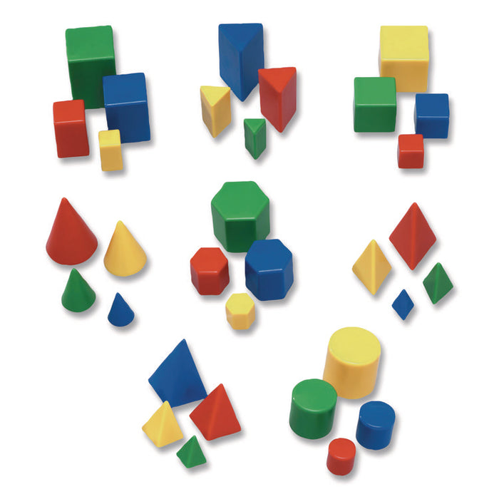 Mini GeoSolids, Grades K to 5, 32 Pieces