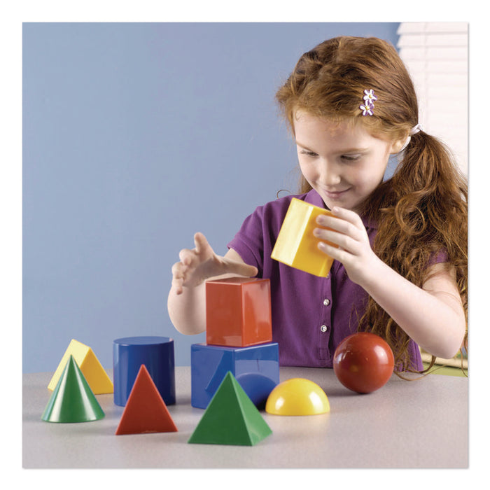 Large Geometric Shapes, Grades K to 5, 10 Pieces