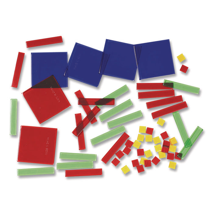 Algebra Tiles Class Set, Grades 7 to 9, 32 Pieces/Set, 30 Sets