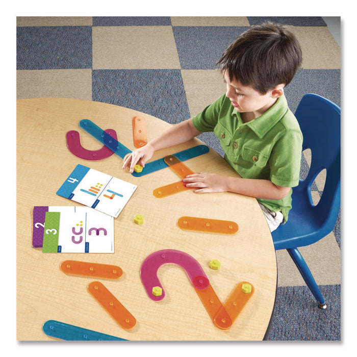 Number Construction Activity Set, Pre-K to K, 50 Pieces
