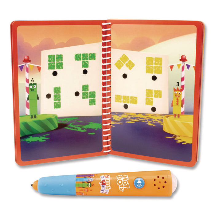 Hot Dots Numberblocks Activity Book with Interactive Pen, Number Recognition 1-10, 75 Activities, Pre-K to K, 60 Pages
