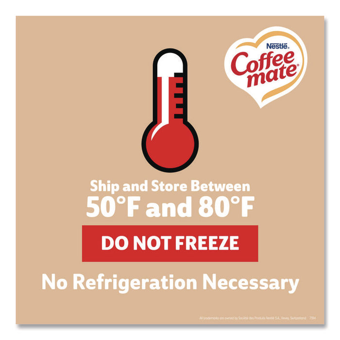 Liquid Coffee Creamer, Original, 0.38 oz Mini Cups, 50/Box