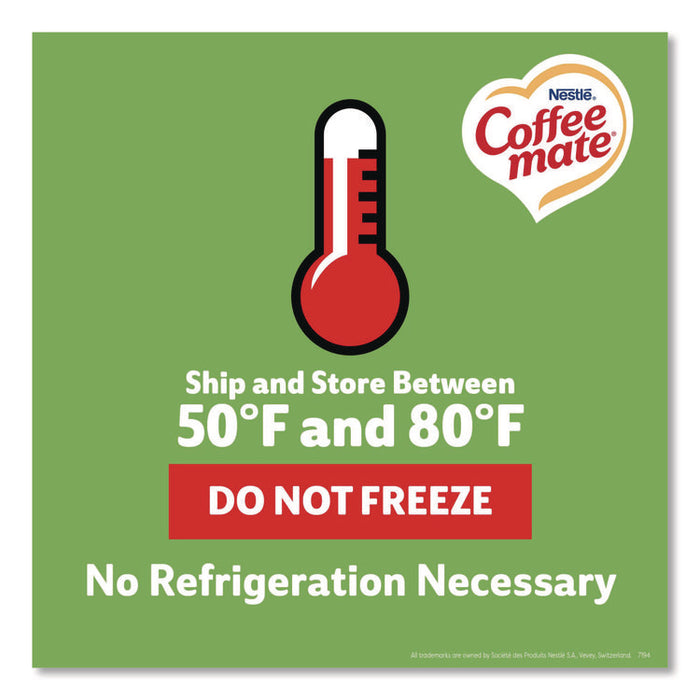 Liquid Coffee Creamer, Irish Cream, 0.38 oz Mini Cups, 50/Box